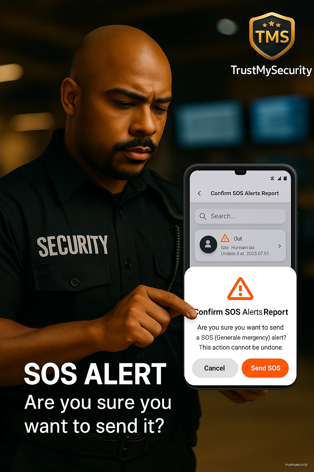🚨 SOS Alert with TrustMySecurity: A Vital Feature at Your Fingertips