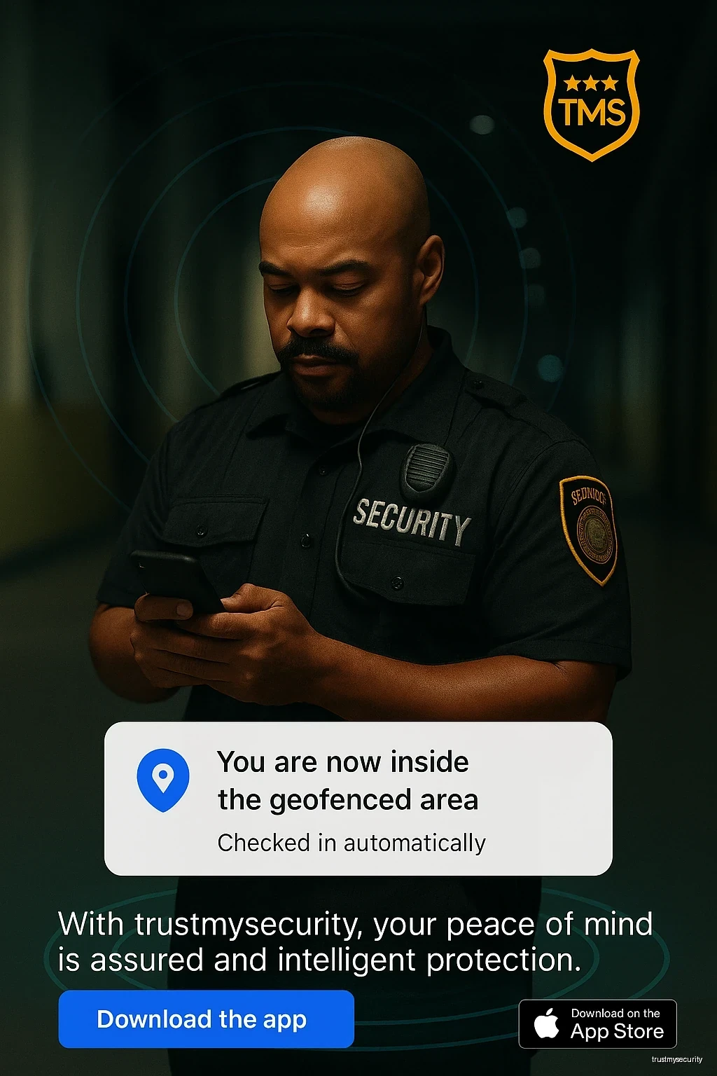 When Technology Meets Presence: TrustMySecurity Tracks Your Guards in Real Time
